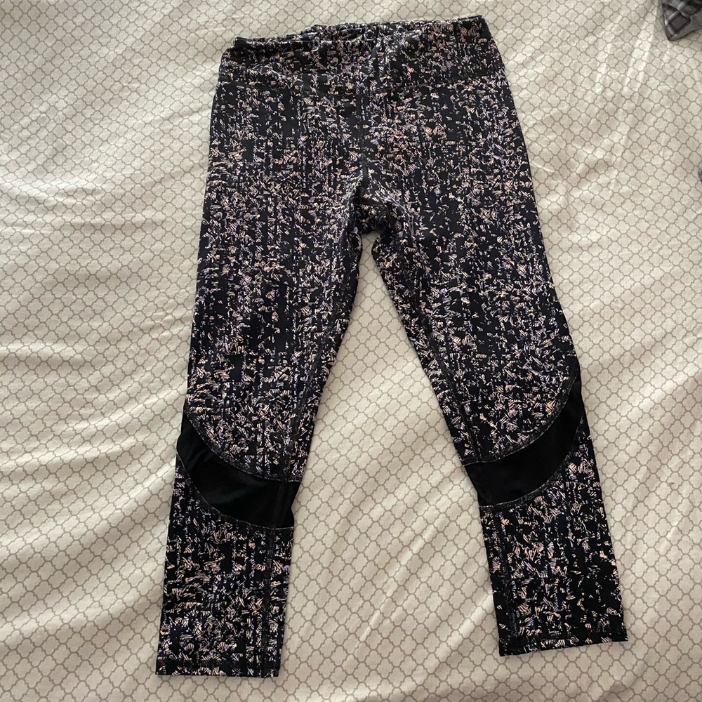 Gaiam printed crop leggings (M)